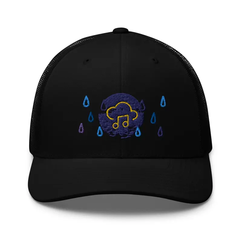 hat logo gold lluvia